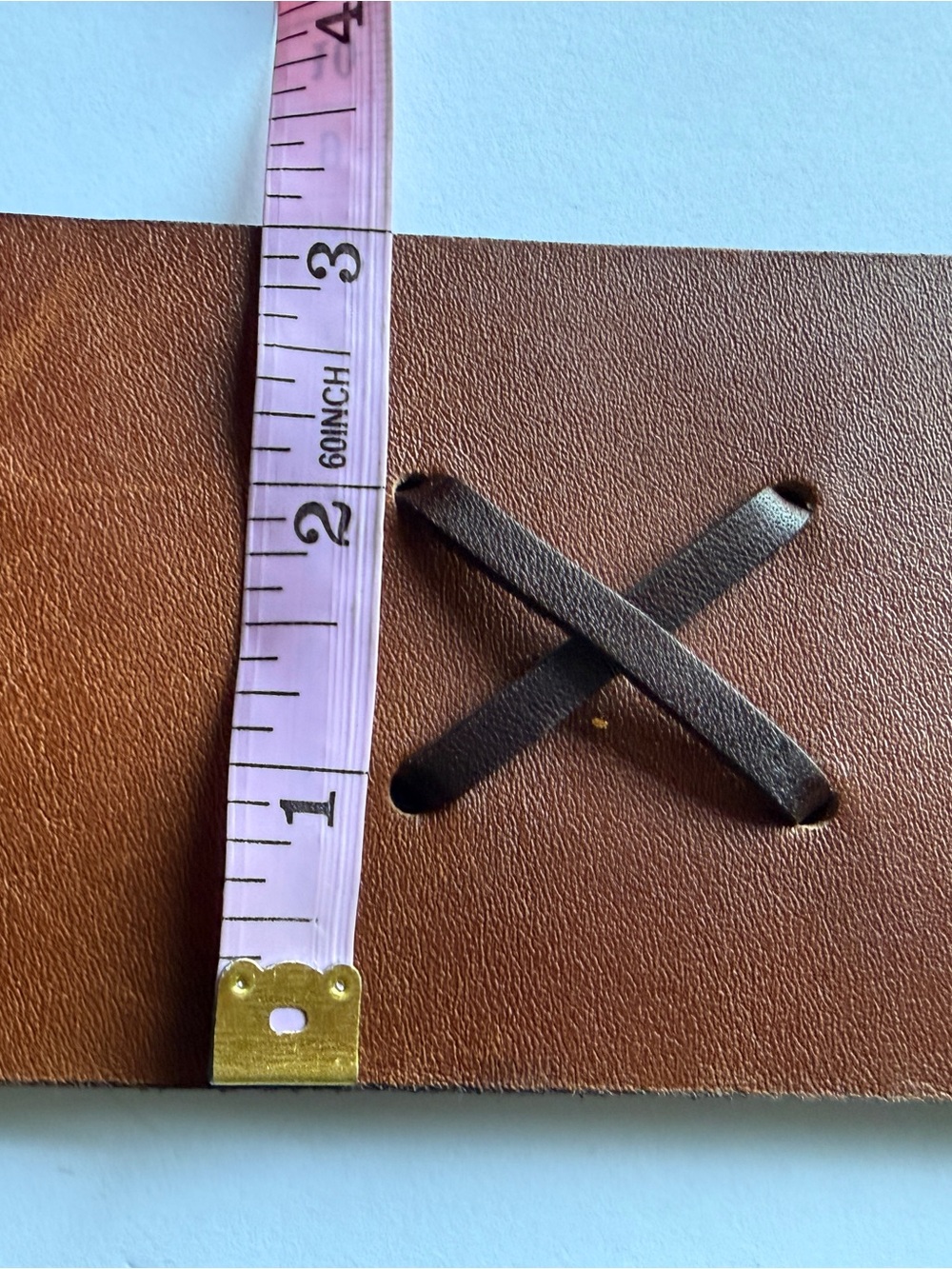 Free People We The Free Darby Leather Waist Belt Brown M/L - Picture 3 of 9